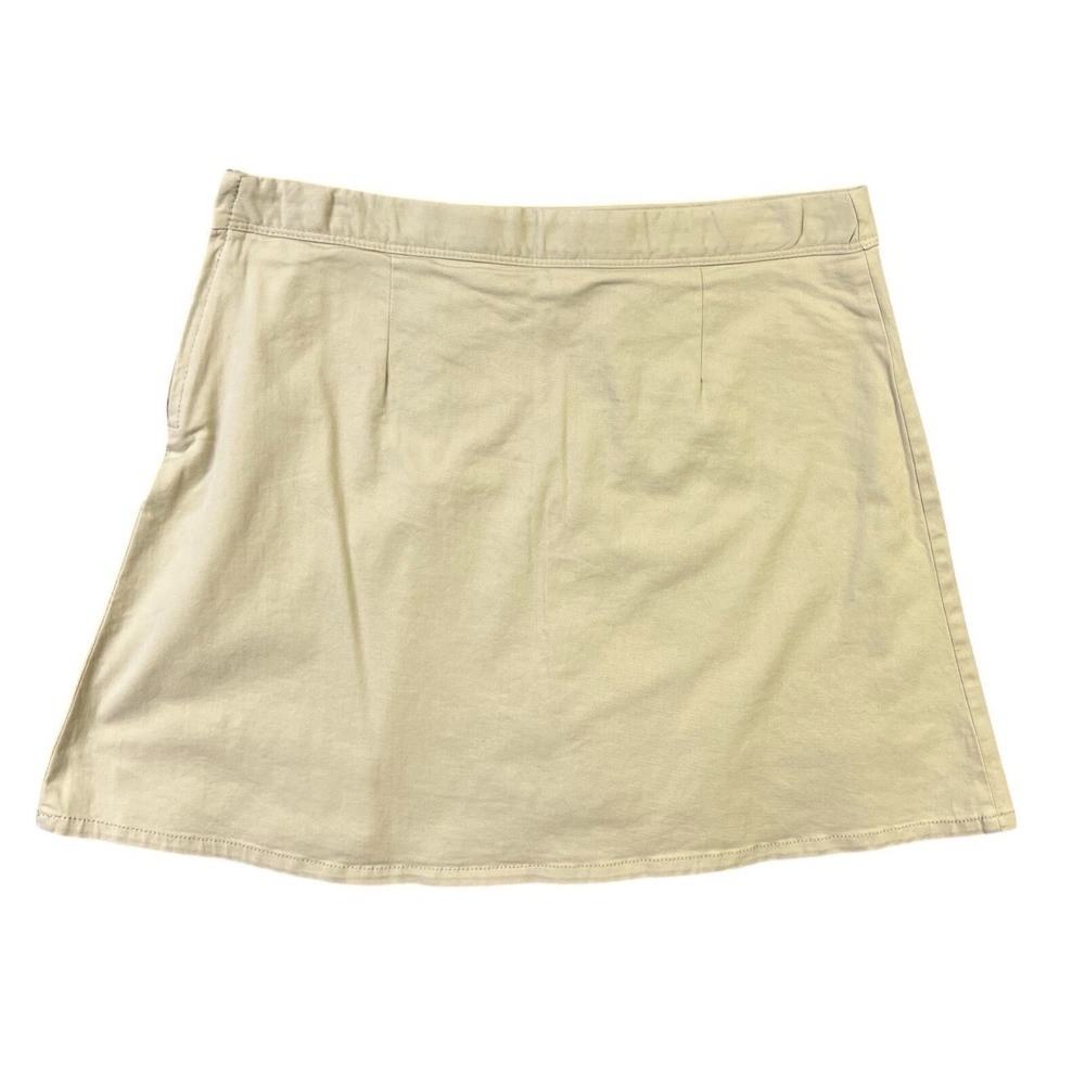 The Childrens Place Skirt Skort Khaki School Uniform Classic Pleated Preppy NEW - Picture 5 of 11